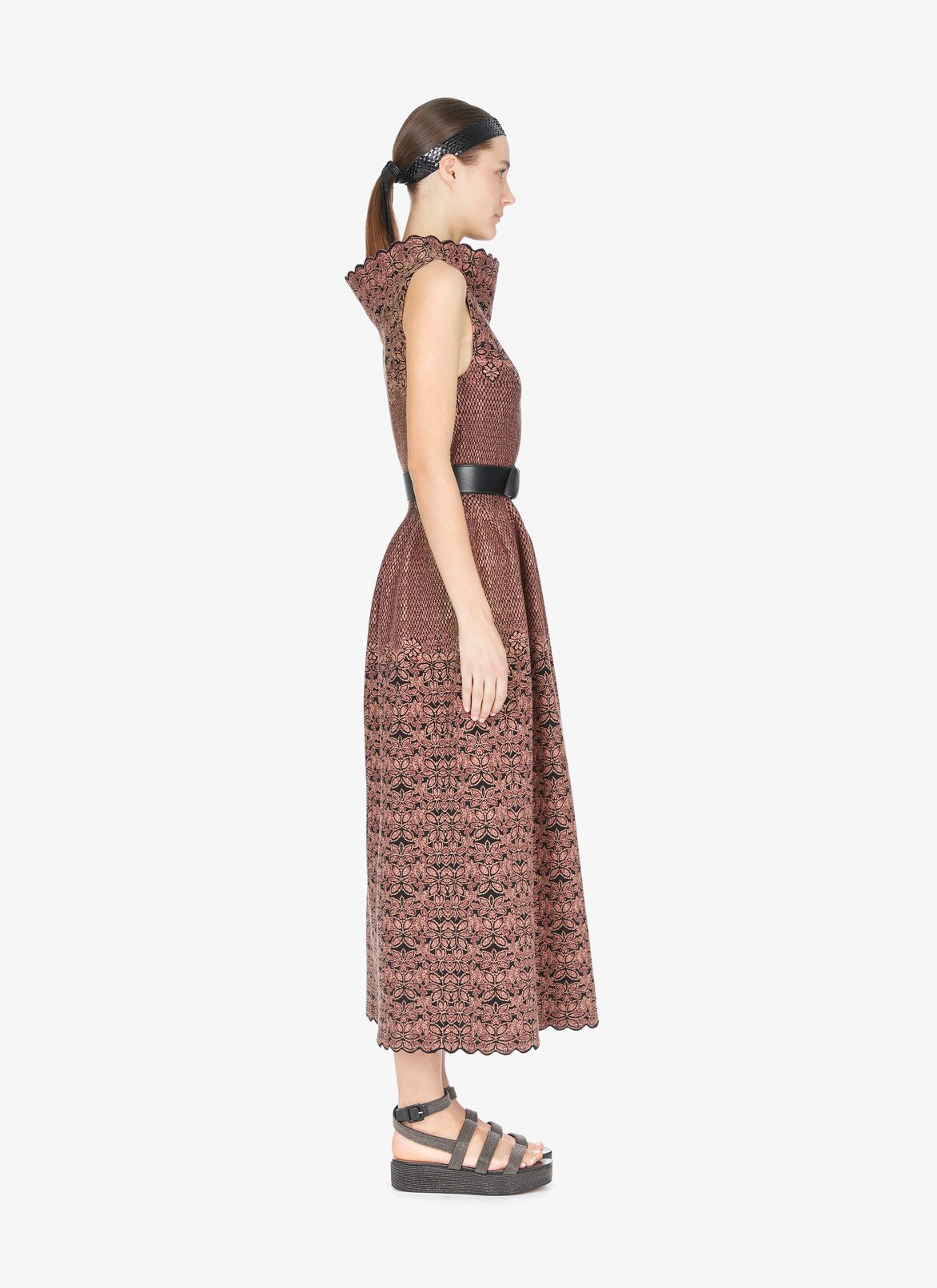 Dresses ALAÏA BLACK/BROWN DRESSES